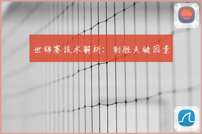 世锦赛技术解析:制胜关键因素